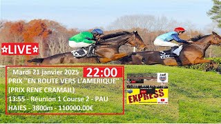 PRIX ''EN ROUTE VERS L'AMERIQUE'' (PRIX RENE CRAMAIL)MARDI 1/2025-13:55 R1C2 PAU HAIES 3800m 110000€