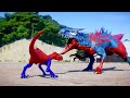 🔴rescue godzilla kong returning from the dead funny cartoon godzilla u0026 kong animation movies