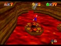 sm64 the green stars course 10 molten magma galaxy