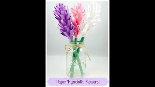 How to make Beautiful lavender paper flowers I How to Make A Gift Flower  I Paper Crafts