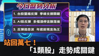 台股看民視／AI反攻站回萬七！專家點名「1類股最關鍵」：可能挑戰新高－民視新聞