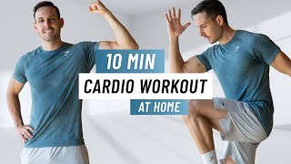 10 Min Cardio Workout At Home (Fat Burning, No Equipment)