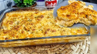 مطبخ ام وليد / وصفة سهلة و سريعة للعشاء او الغذاء 😊 بطاطا بصوص بيشاميل حصرية👌 و خطيرة في البنة 😋.