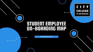 Student Employee On boarding Map