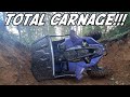 YXZ1000R Flips on hill climb at Brown's Camp in the Tillamook State Forest Yamaha UTV SXS YXZ 2019