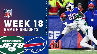 Jets vs. Bills Week 18 Highlights | NFL 2021