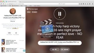 HOLY HARP #12- LATE NIGHT PRAYER MEDITATION - PERFECT LOVE - NO FEAR