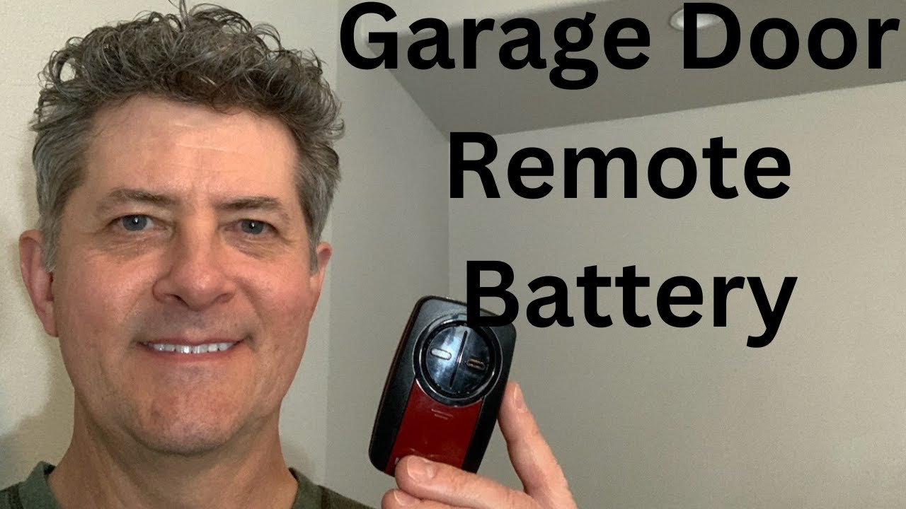 Garage Remote Battery Replacement - YouTube