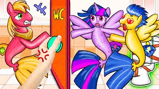 MY LITTLE PONY Love Story | My Little Pony Twilight Play A Double Game | 재미있는 스톱 모션 만화 | Annie Seoul