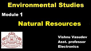 Natural Resources - Renewable & Non Renewable