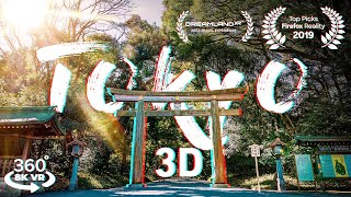 TRAVEL ✈️ Tokyo, Japan ⛩️ RELAX in 3D 360 Sights and Sounds VR Experience