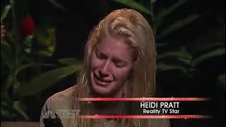 Heidi Montag cries about her Dry Shampoo on \