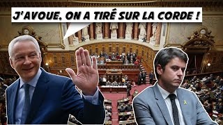 Attal et Lemaire passent aux aveux en commission, quelle honte