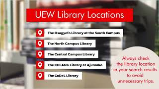 How to Access the UEW Library Online Public Access Catalogue (WINNOPAC)