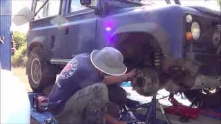 High Speed Land Rover Defender Swivel Removal...