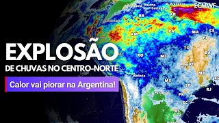 06/02/25 VCAN NO CENTRO-OESTE E SUDESTE, CHUVAS NO NORTE E CALOR EXTREMO AVANÇANDO