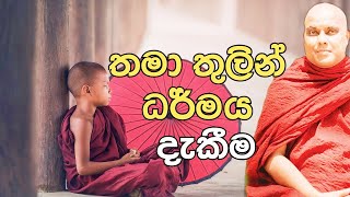 තමා තුලින් ධර්මය දකින ආකාරය | Sinhala Budu Bana | Galigamuwe Gnanadeepa Thero 2021 | Amadam Sisila