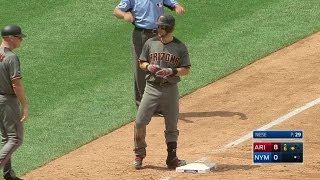 ARI@NYM: Owings plates three on a triple to center