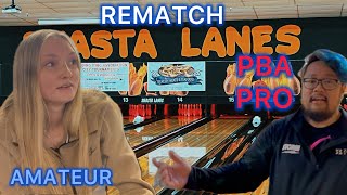 I Got Asked For A Rematch! | Bowling Challenge | Pro vs Amateur