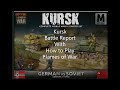 Flames of War Battle Report Kursk with How to Play