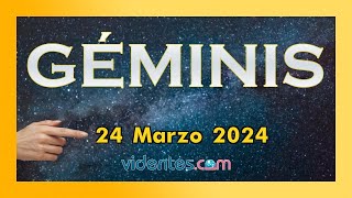 HORÓSCOPO DIARIO ❤️⭐🌝 GÉMINIS ♊️ DOMINGO, 24 DE MARZO DE 2024