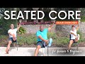 Seated Core Strengthening Exercises + Balance | For Seniors & Beginners