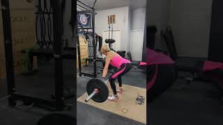 Susan Gunther hang snatch PR at 25kg! 74 y/o #weightlifting