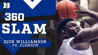 ZION WILLIAMSON 360 SLAM FROM EVERY ANGLE