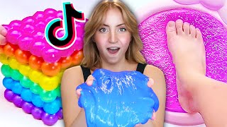 Can I Recreate These VIRAL Slime Tiktoks?