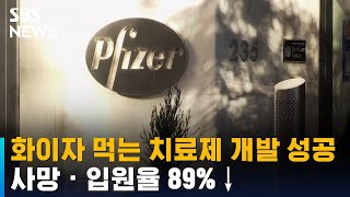 화이자 먹는 치료제 개발 성공…사망 · 입원율 89%↓ / SBS