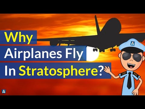 Which part of the atmosphere is the highest layer in which planes can fly?