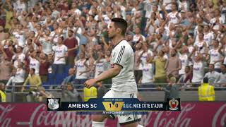 [HD] Amiens SC vs OGC Nice | Ligue 1 | Journée 04 | 26 Août 2017 | PES 2017