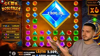 PLATA NEASTEPTATA LA GEMS BONANZA!💎APARATE PACANELE CASTIGURI MARI ROMANIA