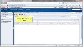 Accessing Work Order Completions - JDE E1 91 - Shop Floor Control