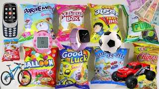 Latest Collection Of Snacks !free gifts inside unboxing !gifts inside only 5rs snacks ! gift inside