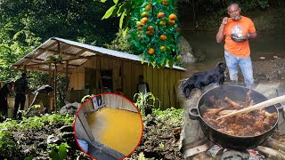 Dandole terminacion a la Casa de Silverio, La vida del campo