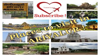 Places to visit in ARIYALUR || best spots in Ariyalur