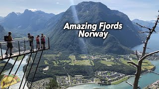 Fjords in Andalsnes NORWAY | amazing scenic views on our Holiday trip