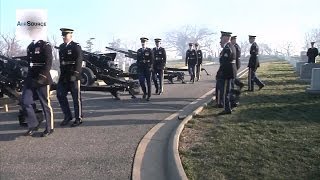 The Presidential Salute Battery Training and Performing