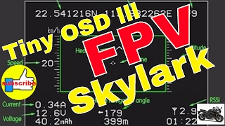 Tiny OSD lll FPV from Skylark 2016