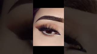 Brown Neutral Everyday Eye Makeup Tutorial 💄 #shorts