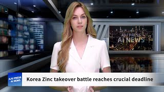 AJU PRESS AI 뉴스 | Korea Zinc takeover battle reaches crucial deadline