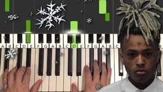 XXXTENTACION - Snow (Piano Tutorial Lesson)