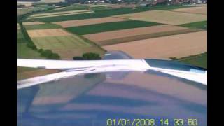 Segelflug auf unserm Platz Flycam 2010.wmv