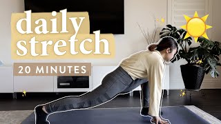 Daily Stretch Routine ☀️ 20 min relaxing full body stretches