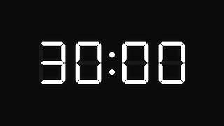 30 Minute Timer with Alarm – 1800 Second Countdown