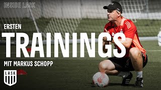 Erste Trainingseinheit mit Markus Schopp