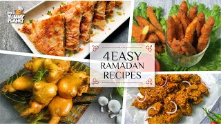 ৪টি ঝটপট ও সহজ ইফতার রেসিপি | 4 Quick \u0026 Easy Ramadan Recipes for Iftar | ইফতার/রমজান স্পেশাল রান্না