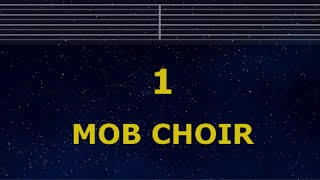 Karaoke♬ 1 - MOB CHOIR 【No Guide Melody】 Instrumental, Lyric, Romanized