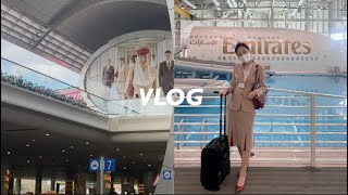 [승무원Vlog] 6개월만에 두바이 복귀🏜 그리고 4일간의 트레이닝 완료 ✈️